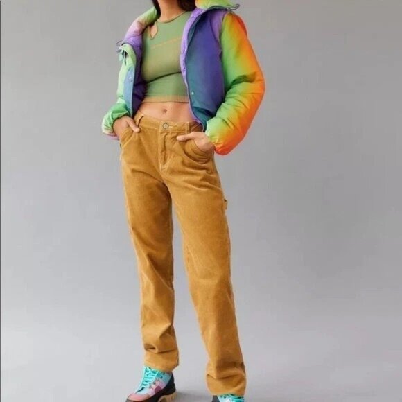 URBAN OUTFITTERS BDG Isla Lightweight Funnel Neck Puffer Women's Jacket Size M - Picture 3 of 14